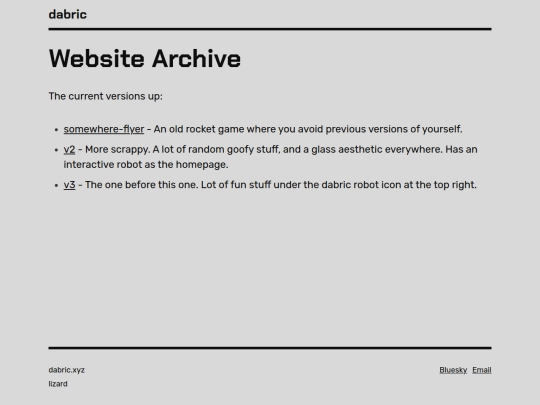 archive screenshot