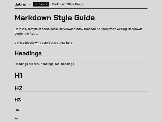 post/markdown-style-guide screenshot