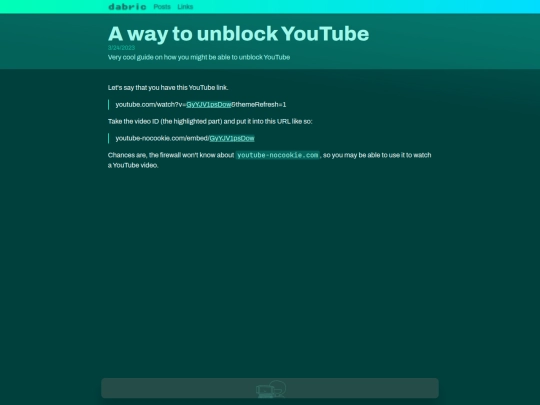 post/unblocking-youtube screenshot