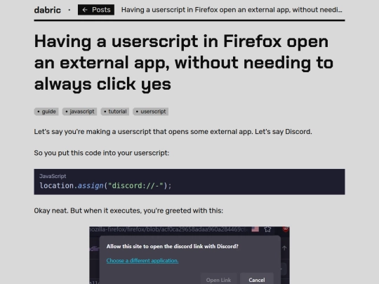 post/userscript-opening-external-app-firefox screenshot