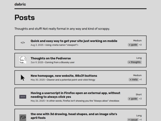 posts screenshot