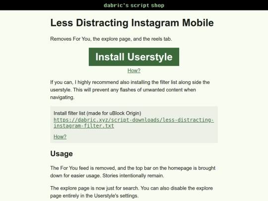 script/less-distracting-instagram screenshot