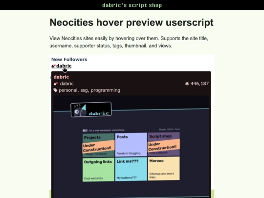 script/neocities-hover-preview screenshot