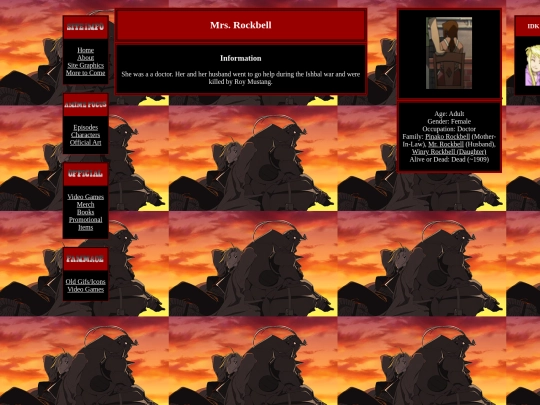 Characters/MrsRockbell screenshot