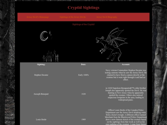 sightings screenshot