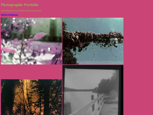 PhotographyPortfolio screenshot