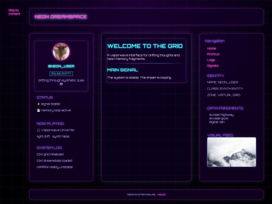 index screenshot