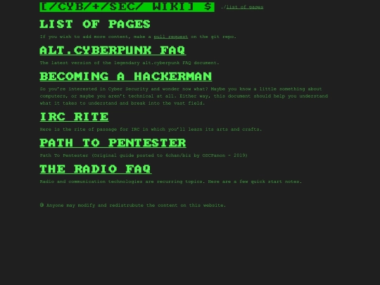 pages screenshot