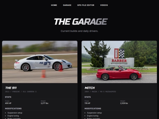 garage screenshot