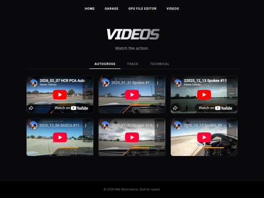 videos screenshot
