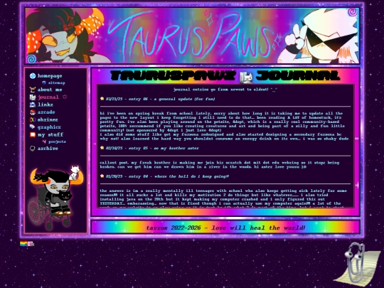 journal screenshot