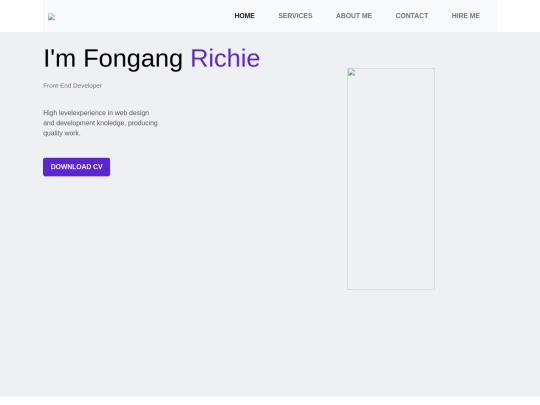 Portfolio web screenshot
