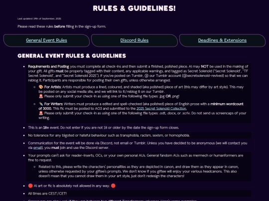 rules screenshot