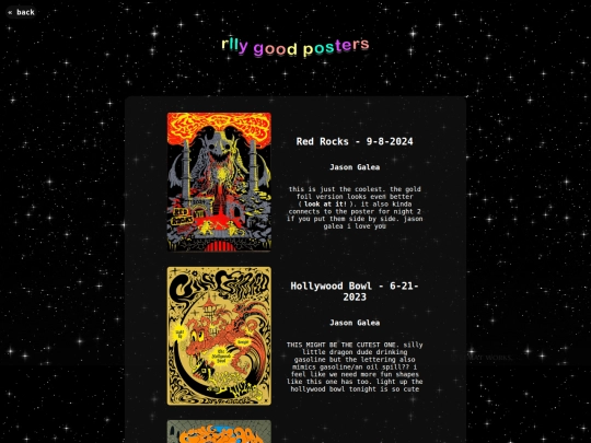 posters screenshot