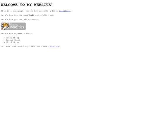index screenshot