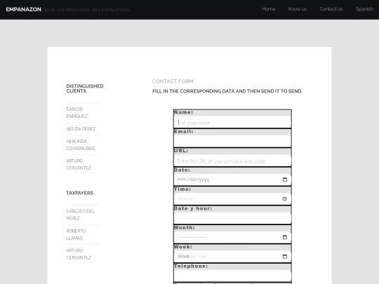 Contact screenshot