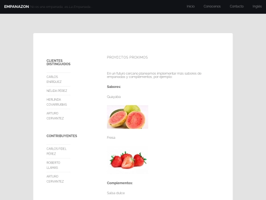 Proyectos screenshot
