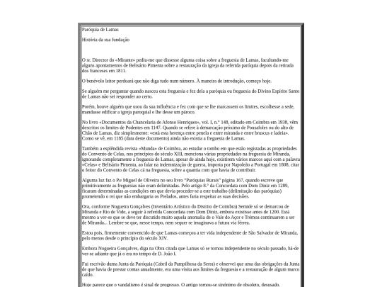 Lamas fundação screenshot