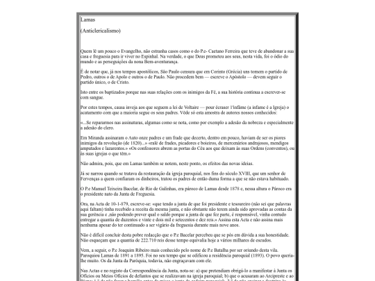 LamasAnticlericalismo screenshot