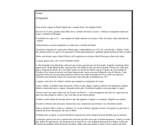 LamasEmigracao screenshot