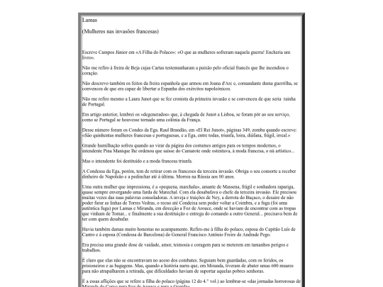 LamasMulheresInvasoesFrancesas screenshot