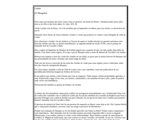 LamasOMorgado screenshot