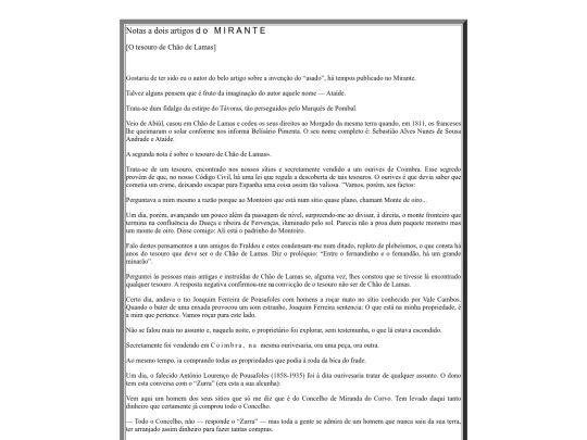 NotasAdoisArtigosdoMirante screenshot