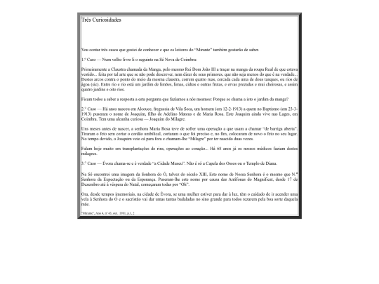 TresCuriosidades screenshot