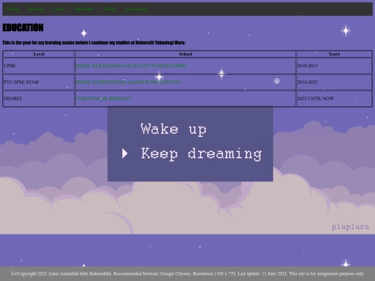 EDUCATION screenshot