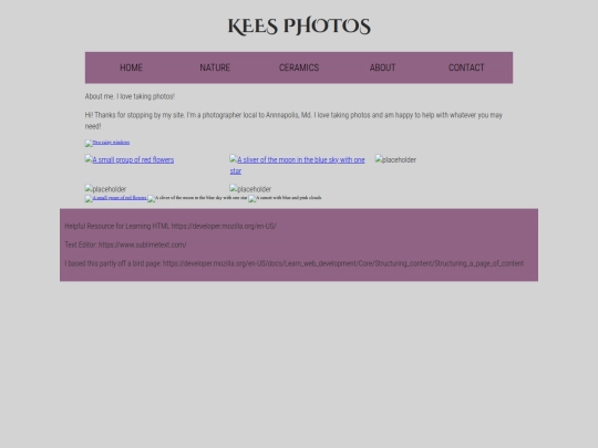 aboutme screenshot