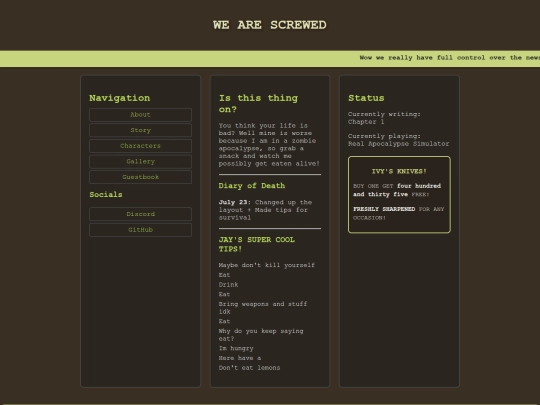 index screenshot