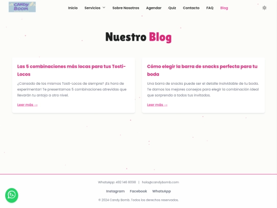 blog screenshot