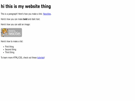index screenshot