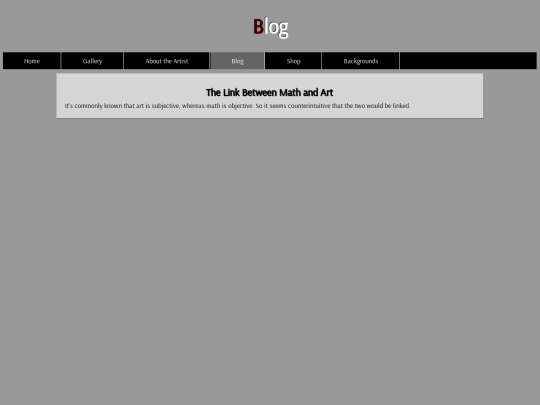 blog screenshot