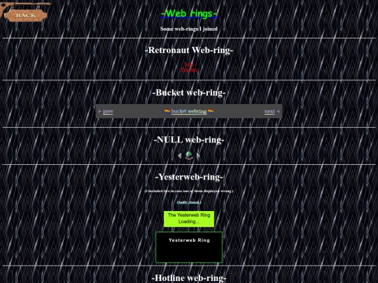 Webrings screenshot