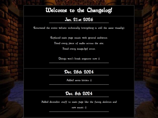 changelog screenshot