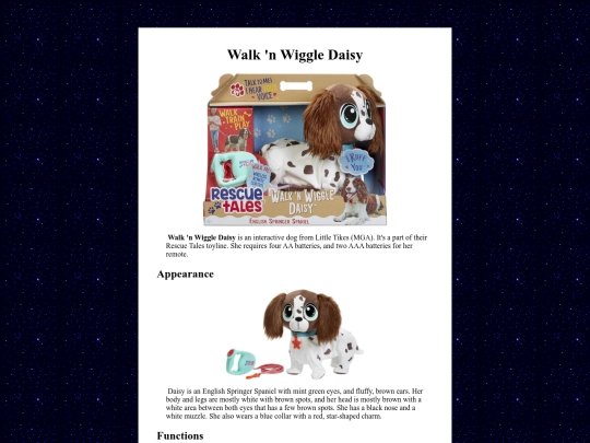 MGA/walknwiggledaisy screenshot