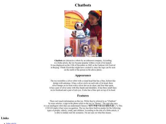 chatbots screenshot