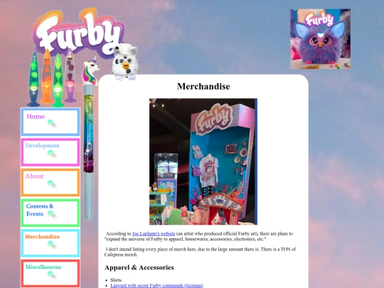 furby/23merch screenshot