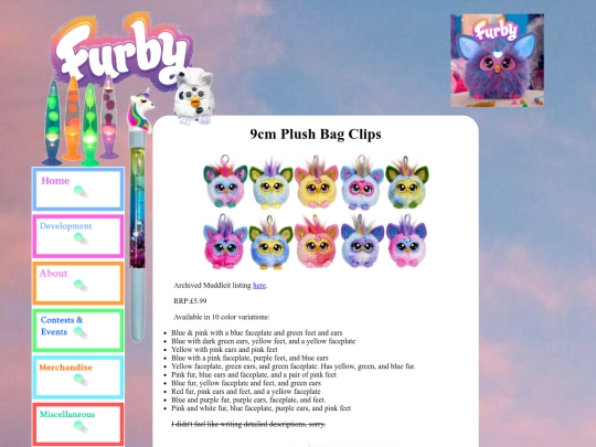 furby/9cmplushbagclips screenshot