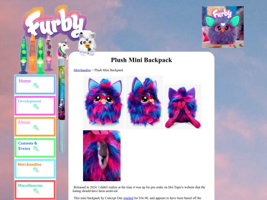 furby/htplushbag screenshot