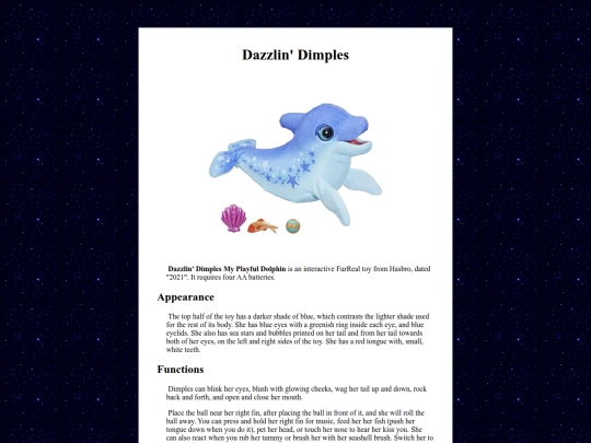 hasbro/dazzlindimples screenshot
