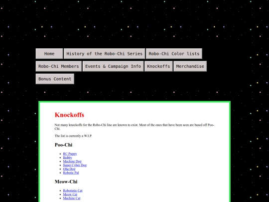 kokorobo/fakes/roboknockoffs screenshot