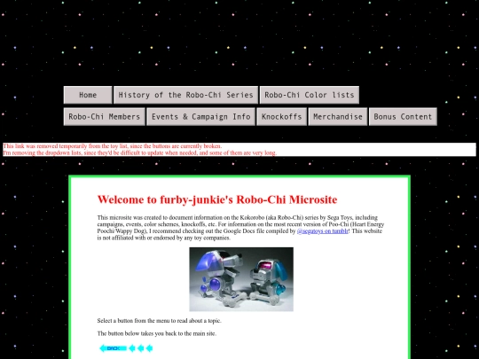 kokorobo/robochi_menu screenshot