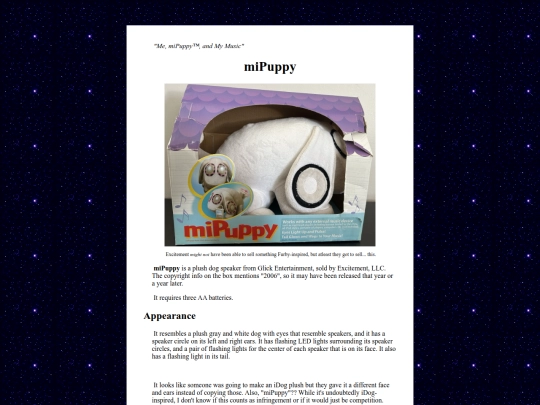 noveltybots/mipuppy screenshot