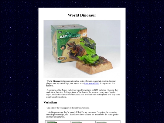 noveltybots/worlddinosaur screenshot