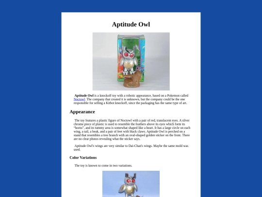 obscurerobots/aptitudeowl screenshot