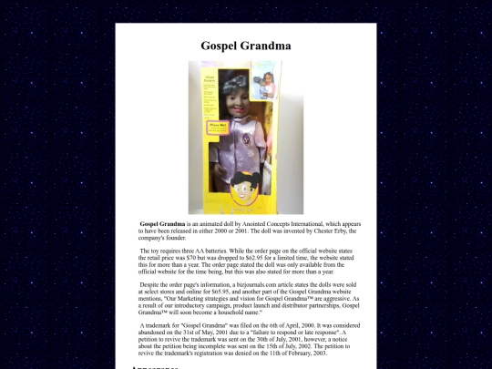 obscurerobots/gospelgrandma screenshot