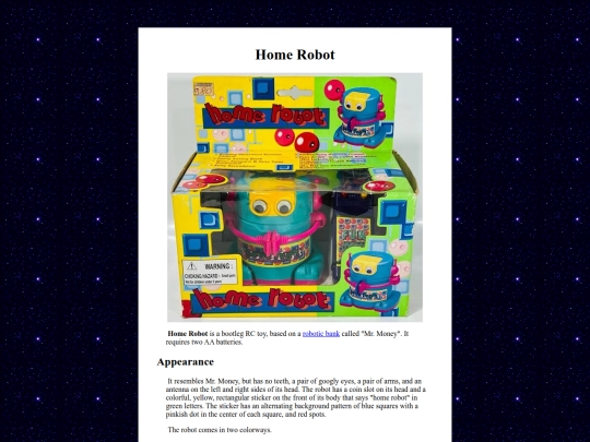 obscurerobots/homerobot screenshot