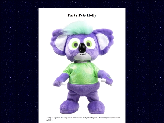 obscurerobots/partypetsholly screenshot